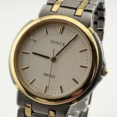 SEIKO 8N41-6090 セイコー DOLCE ドルチェ　TITANIUM メンズ　腕時計 稼働品 電池交換済【P316】