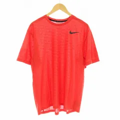 ナイキ NIKE DRY-FIT Tシャツ カットソー 半袖 総柄 XXL 赤 レッド 834497-602 /KU
