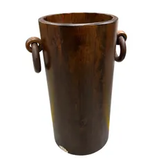 ■ ITALY COLLECTION Demain 木製フラワーベース 傘立て プランター 花器 インテリア