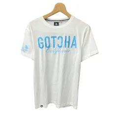ガッチャ GOTCHA ロゴ刺繍 Tシャツ カットソー 半袖 M 白 ホワイト