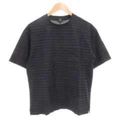 ビームスハート BEAMS HEART ポケットTシャツ 半袖 M ボーダー クルーネック 紺 ネイビー 白 ホワイト /GV