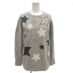 MY TWIN トレーナー スウェット XXS グレー 星柄 スパンコール ラメ /FF ■GY43