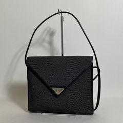 2512-145｜イヴサンローラン ショルダーバッグ ブラック YSLロゴ金具 