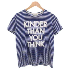 リミテッドエディション LIMITED EDITION Tシャツ カットソー 半袖 バイカラー XS 青 ブルー 白 ホワイト ボーダー /FF