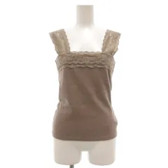 ミスティック mystic キャミソール タンクトップ レース 茶 ブラウン /NU ■GY43