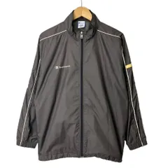 チャンピオン CHAMPION ウィンドブレーカー ジップアップ ブルゾン ラグランスリーブ ロゴ刺繡 グレー CJ1138