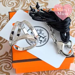 ＊未使用品＊スカーフリング トリオ シルバー金具 エルメス ネックレスにも MerciMuse メルシーミューズ