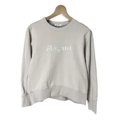 プラステ PLST 刺繍 スウェット トレーナー 長袖 12-2301114 M ベージュ ■GY43