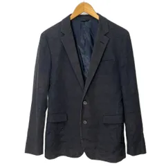 ビームスハート BEAMS HEART 迷彩柄 テーラードジャケット シングル ジャケット 48 紺 ネイビー