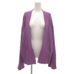 ミラオーウェン Mila Owen 抜け感コットンカーデ カーディガン 長袖 ONEサイズ パープル 紫 /IU ■GY43