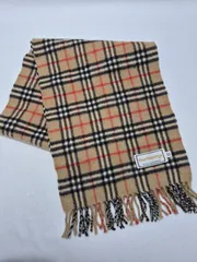 【used品】Burberrys レディースマフラー カシミヤ100%