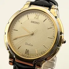 SEIKO 5E31-6B50 セイコー DOLCE ドルチェ　クォーツ　腕時計 稼働品 電池交換済【P317】