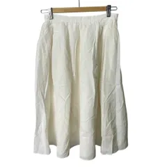 スピック&スパン Spick&Span フレアスカート ロング 17-060-200-3200 ホワイト ■GY43