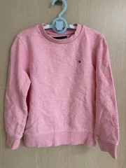 Tommy Hilfiger トミーヒルフィガー ピンク スウェット Tシャツ キッズ 6