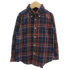 ラルフローレン RALPH LAUREN ボタンダウンシャツ 長袖 チェック 男の子 110 マルチカラー /GV ■GY14