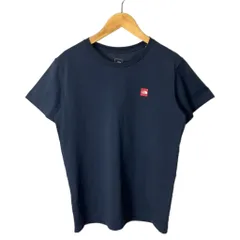 ザノースフェイス THE NORTH FACE スモールボックスロゴTシャツ カットソー 半袖 ネイビー L ■GY18