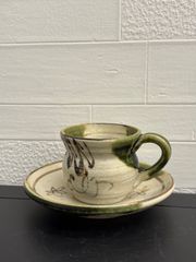 【訳あり品】岩井窯 山本教行 カップ&ソーサー 岩井窯 山本教行さんのコーヒーカップ&ソーサー 未使用品 - メルカリ