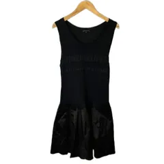 セオリー Theory ワンピース ひざ丈 ノースリーブ S ブラック ■GY43