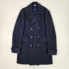 COMME des GAR<!-利用不可文字-!>ONS HOMME DEUX　ピーコート　縮絨　ブラック　ウール　L