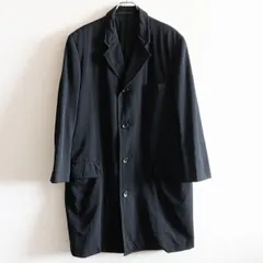 【美品/90s】COMME des GARCONS HOMME【ウール チェスターコート】M ワイドシルエット コムデギャルソン オム 25090983