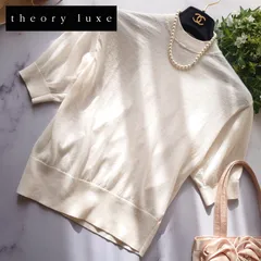 2025 セオリーリュクス GENEVA LEANNA 半袖セーター 38 M