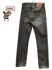 71.Levi's 505 先染め ブラック 02年製