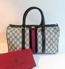 グッチ　GUCCI　オールドグッチ　シェリー　ミニボストンバッグ　ハンドバッグ