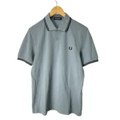 フレッドペリー FRED PERRY The Fred Perry Shirt ポロシャツ カットソー ロゴ 半袖 M ブルー