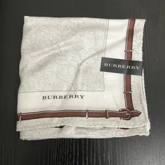 BURBERRY バーバリー ハンカチ ホワイト タグ付き 花柄風