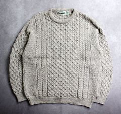本場アイルランド製 アランセーター】 希少XXLサイズ フィッシャーマン