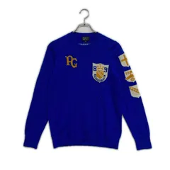 中古 レディース パーリーゲイツ PEARLY GATES セーター 1(M) ブルー カシミヤ100％ クルーネック