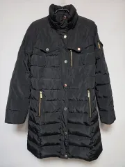 マイケルコース ブラック ロング ダウン アウター