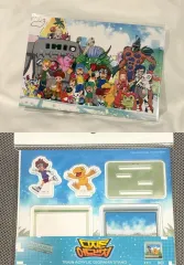 (まとめ) 正規品 はがき + デジタルモンスター展 テイル(TAEIL) アグモン グッズ 電車 アークス アドベンチャー