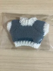 10cm ぬいぐるみ服 青ニット