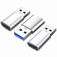 新品 USB Type-C 変換アダプタ USB 3.0 Type C メス to USB 3.0 オス 変換アダプタ 3個入り