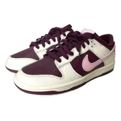 ナイキ NIKE 23年製 DUNK LOW RETRO PRM VALENTINE'S DAY PALE IVORY MEDIUM SOFT PINK-NIGHT MAROON ダンク ロー バレンタインデー スニーカー DR9705-100 US 8