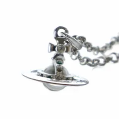ヴィヴィアンウエストウッド Vivienne Westwood タイニーオーブ TINY ORB ネックレス アクセサリー ペンダント ロゴ ラインストーン クリスタル シルバー色