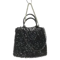 アンテプリマ ANTEPRIMA 30th Anniversary スタンダード ミニアトゥーラ 2WAYバッグ ネオンライト付き 黒 ブラック ピンク /SR15