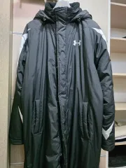 UNDER ARMOUR アンダーアーマー ブラック ダウンジャケット ロング丈