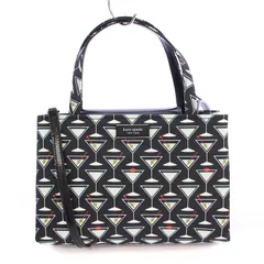 ケイトスペード KATE SPADE サムアイコンマティーニスモールトート 2WAY ハンドバッグ ショルダーバッグ 総額 ロゴ 黒 ブラック KD007 /BB レディース
