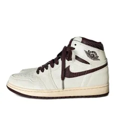 ナイキ NIKE × A Ma Maniere アママニエール Air Jordan 1 Retro High OG エアジョーダン1 ハイカット スニーカー 26.5cm ホワイト ハーガンディー DO7097-100