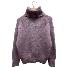 ZARA (ザラ) ③④ タートルネックニット レディース パープル S
