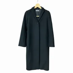 ジルサンダー JIL SANDER ウール チェスターコート 比翼 黒 ブラック 34 XS位 ■GY41のサムネイル