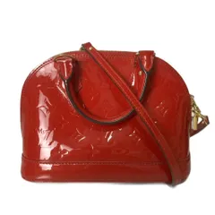 ルイヴィトン LOUIS VUITTON モノグラムヴェルニ アルマBB ハンドバッグ 2WAYバッグ ショルダーバッグ レッド M90174 