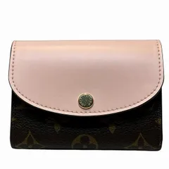ルイヴィトン　Louis Vuitton　モノグラム　ポルトモネ　ロザリ　M83600　コインケース　2つ折り財布　レディース　美品