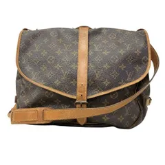 ルイヴィトン　Louis Vuitton　モノグラム　ソミュール35　M42254　バッグ　ショルダーバッグ　レディース