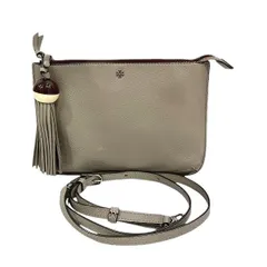 トリーバーチ　ロゴ　フリンジ付き　2way　バッグ　ショルダーバッグ　クラッチバック　レディース