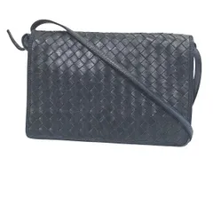 ボッテガヴェネタ　イントレチャート　ブラック　バッグ　ショルダーバッグ　レディース