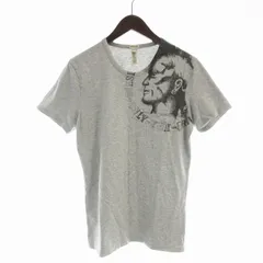 ディーゼル DIESEL Tシャツ カットソー 半袖 プリント M グレー 93243 /EE
