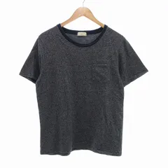 ナノユニバース nano universe Tシャツ 半袖 ボーダー L 紺系 BA72TT0221SK /UO